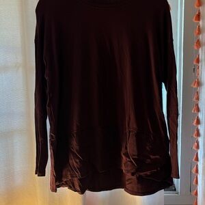 lululemon athletica Dark Maroon Sweatshirt